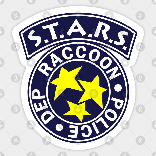 Stars Raccoon Police Department Resident Evil Stars Police Department Resident Evil Sticker 4534